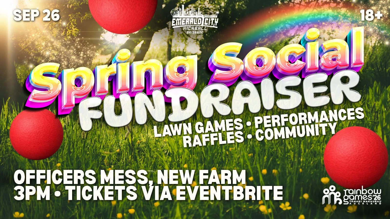 Spring Social Fundraiser – EC Kickball Brisbane